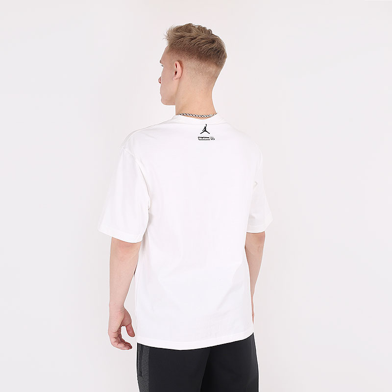 мужская белая футболка Jordan WHY NOT ? x Facetasm Tee DC4701-100 - цена, описание, фото 4